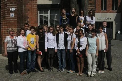 Schüler aus Magnitogorsk zu Gast im Rathaus