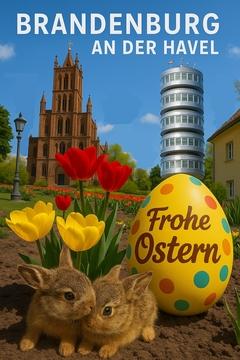 Österliche Bildcollage