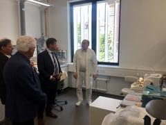 Rundgang durch das neue Gebäude