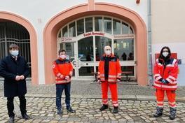 634 Impfungen in Seniorenheimen / Aufbauarbeiten im Stahlpalast