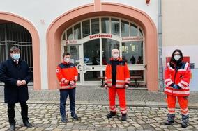 634 Impfungen in Seniorenheimen / Aufbauarbeiten im Stahlpalast
