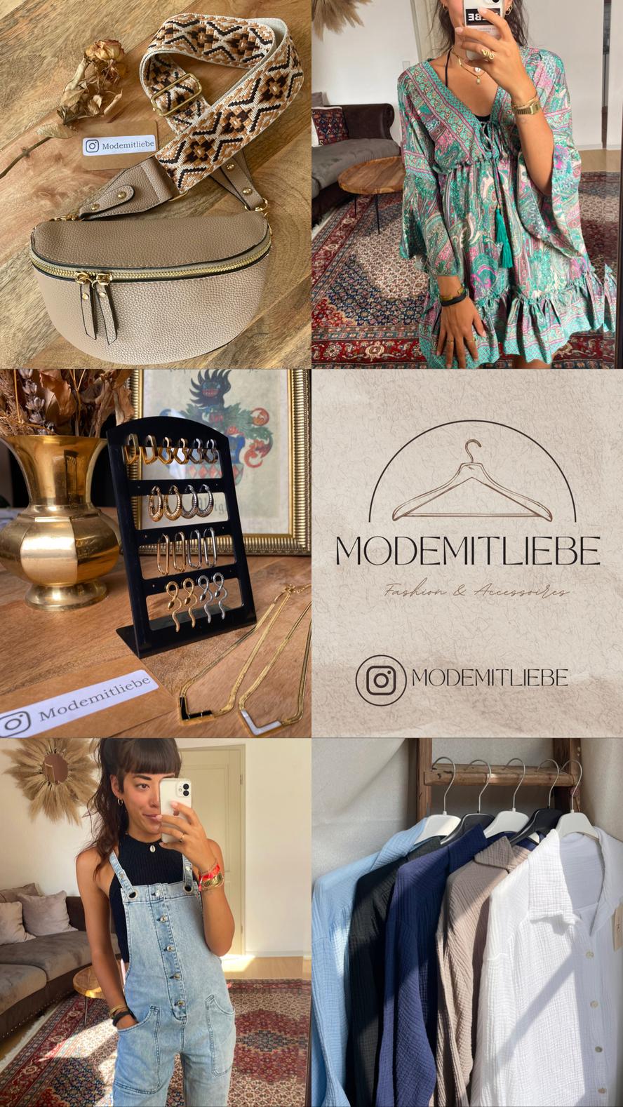 Die Gründerin Zineb Kim Siebert präsentiert ihre Mode