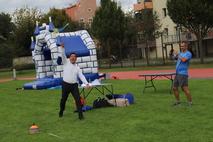 Steffen Scheller beim Speerwurf.