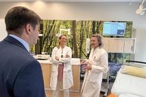 Besichtigung des Wald-Kreißsaals.