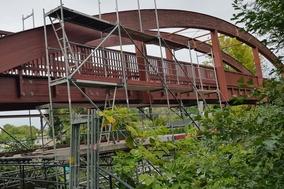 Verzögerungen bei der Instandsetzung der Fußgängerbrücke über die Näthewinde