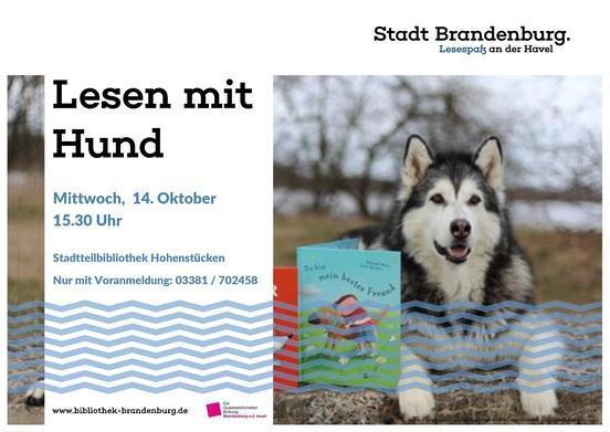 Hund und Eisenbahn zu Gast in der Stadtteilbibliothek Hohenstücken