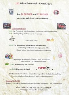Der Flyer zum Festprogramm