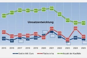 Darstellung Umsatzentwicklung 2025