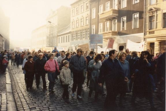 Ausstellung in der Ausstellung „Die einen gingen weg, die anderen auf die Straße“ - 30 Jahre Friedliche Revolution in Brandenburg an der Havel