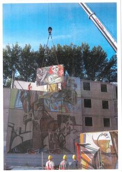 Demontage Wandbild 2009