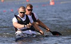 Deutscher Kajak-Zweier.