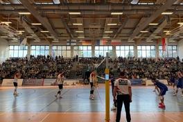 Toller Volleyballsport ist dieser Tage in der Marienberg-Halle zu erleben.