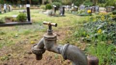 Wasser auf dem Friedhof gibt es derzeit nicht überall.