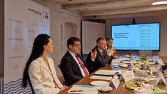 Oberbürgermeister Steffen Scheller und die Beigeordneten geben einen Vorausblick in die Agenda 2024 der Stadt Brandenburg an der Havel.