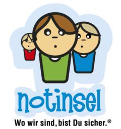 Das offizielle Zeichen für Notinseln.