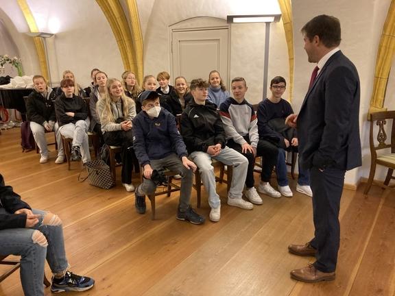 Masterclass Schüler aus Ballerup besuchen das Rathaus