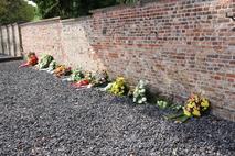 Die niedergelegten Kränze.