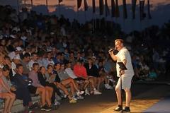 Sänger Ronny Walther rockte die Abschlussveranstaltung