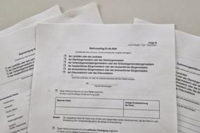 Wahlvorschlagzettel