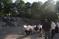 Die Bigband der Musikschule auf der Freilichtbühne