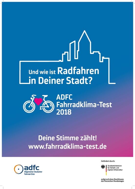 ADFC-Fahrradklimatest noch bis Ende November