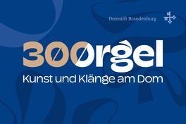 Plakat der Veranstaltungsreihe 300rgel (wobei die dritte 0 zugleich das O des Wortes Orgel ist)