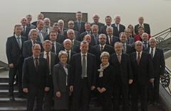 Oberbürgermeisterinnen, Oberbürgermeister, Landräte und Kämmerer im Historischen Rathaus