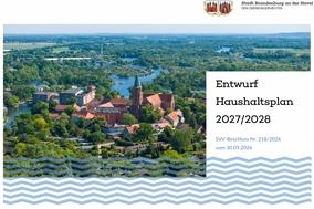 Der Haushaltsplan-Entwurf 2027/2028 liegt vor.