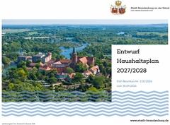 Der Haushaltsplan-Entwurf 2027/2028 liegt vor.