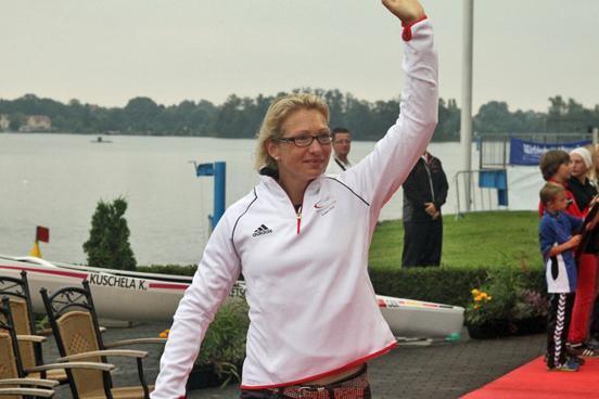 Großer Empfang für die deutschen Olympioniken auf der Regattastrecke