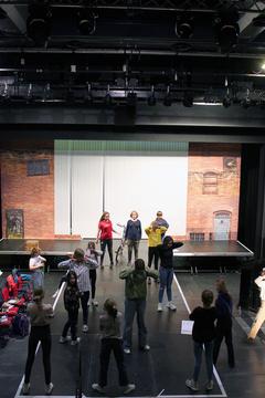 Probenfoto Brundibár (Foto: Mandy Hoffmann)