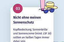 Nicht ohne Sonnenschutz draußen aufhalten