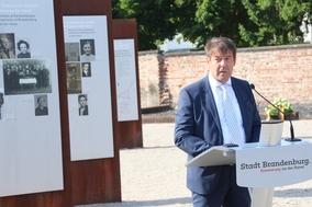 Oberbürgermeister Steffen Scheller bei seiner Festansprache.
