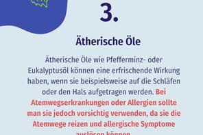 Ätherische Öle.
