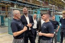 Bildungsminister zu Besuch bei Heidelberger Druckmaschinen AG