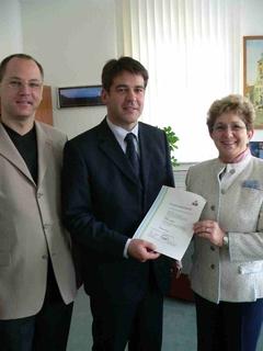 Steffen Scheller wurde zum Bürgermeister ernannt