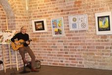 Musiker mit Gitarre.