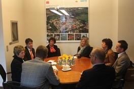 Dänische Gäste im Rathaus begrüßt