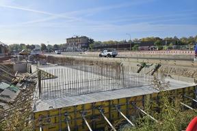 Fundament Widerlager Ostseite