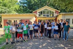 Gruppenbild der Schülerinnen und Schüler