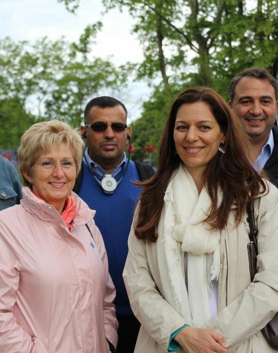 Oberbürgermeisterin Dr. Dietlind Tiemann und Ihre Königliche Hoheit Basma Bint Ali von Jordanien