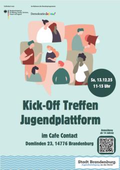 Poster für Jugendplattform.