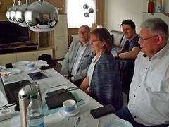 Mitglieder des Brandenburger Bewerberteams (von links): Uwe Steinhäuser, Ute Becker-Frenzel, André Prziwarzinski und Saed Abdalla.