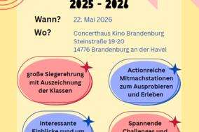 Flyer für Be Smart Dont Start.