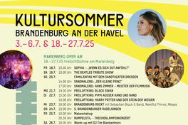 Plakat zum Kultursommer