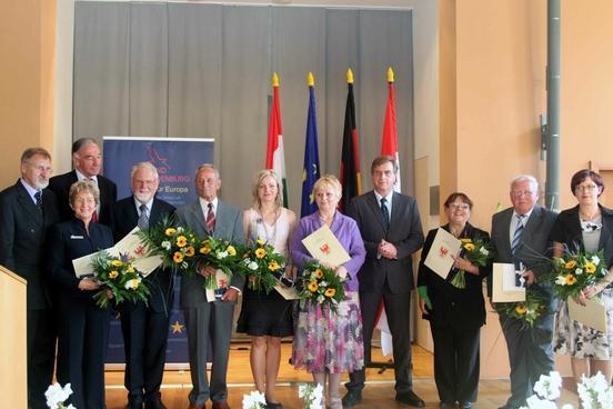 Verleihung der Europa-Urkunden in Brandenburg an der Havel