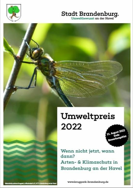 „Wenn nicht jetzt, wann dann? Arten- und Klimaschutz in Brandenburg an der Havel“ Umweltpreis 2022