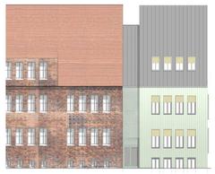 So sollen sich Alt- und Anbau zusammenfügen.