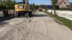 Die Bauarbeiten im Buchenweg kommen gut voran.