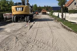 Die Bauarbeiten im Buchenweg kommen gut voran.